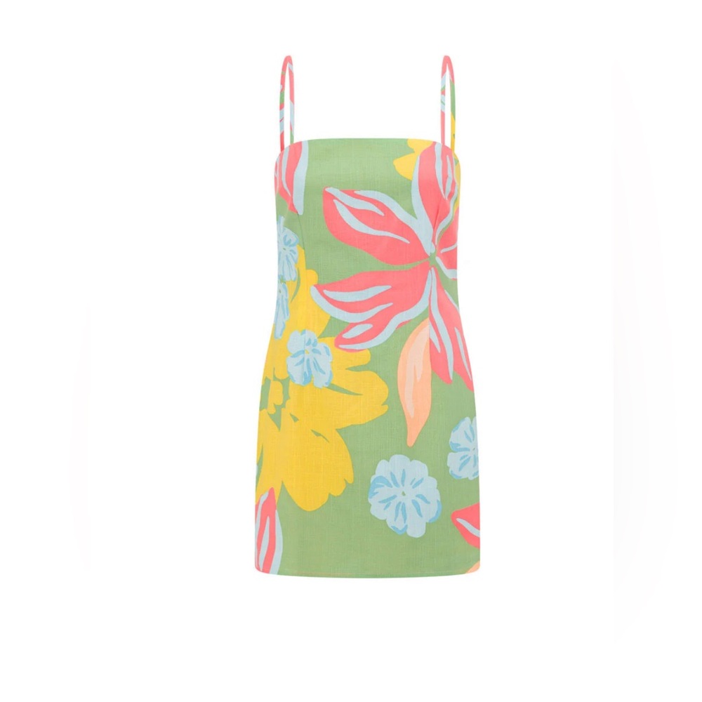 Sabo Amira Mini Dress Calypso scarf